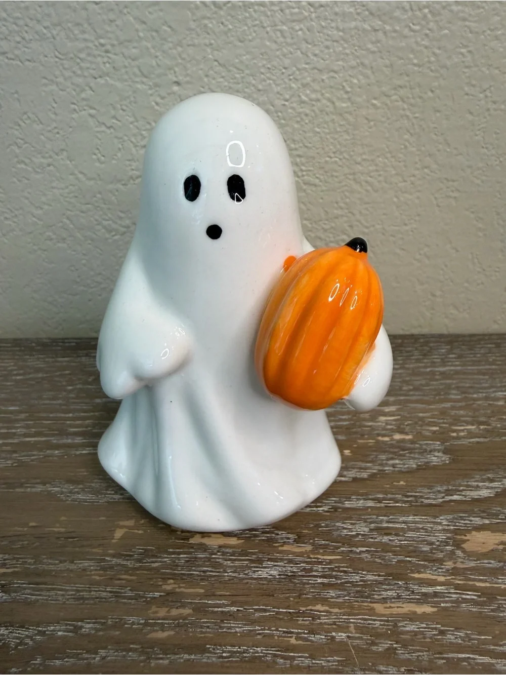 New Ghost holding a Pumpkin Ceramic Decorative Sculpture - Hyde and EEK! 2026